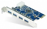 כרטיס הרחבה USB 3.0 - עם 4 כניסות כרטיס הרחבה USB 3.0 - עם 4 כניסות