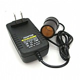 מתאם יחודי הממיר מתח מ220V לשקע מצית רכב 12V עוצמתי עד 2 אמפר 2A מתאם יחודי הממיר מתח מ220V לשקע מצית רכב 12V עוצמתי עד 2 אמפר 2A