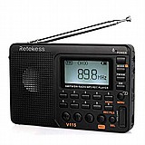 RETEKESS V115 רדיו AM FM SW נייד טרנזיסטור עם צג דיגיטלי כולל אפשרות השמעה מכרטיס זכרוןהקלטה RETEKESS V115 רדיו AM FM SW נייד טרנזיסטור עם צג דיגיטלי כולל אפשרות השמעה מכרטיס זכרוןהקלטה