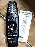 שלט מקורי אינטראקטיבי חכם LG AN-MR19BA לטלויזיות חכמות LG SMART TV דגמי 2019 שלט מקורי אינטראקטיבי חכם LG AN-MR19BA לטלויזיות חכמות LG SMART TV דגמי 2019