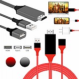 מתאם HDMI בחיבור Type C המחבר בין הסמארטפון לטלוויזיה באיכות 4K מתאם HDMI בחיבור Type C המחבר בין הסמארטפון לטלוויזיה באיכות 4K