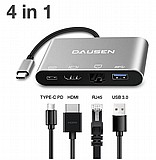 ���� ����� ����� ���� DAUSEN 4 IN 1 TYPE-C USB 3.1