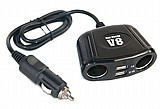 מפצל 2 שקעים לרכב + 2 כניסות USB לרכב צבע שחור מפצל 2 שקעים לרכב + 2 כניסות USB לרכב צבע שחור