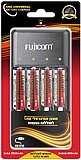 מטען סוללות אוניברסלי FUJICOM כולל 4 סוללות נטענות AAA\AA מטען סוללות אוניברסלי FUJICOM כולל 4 סוללות נטענות AAA\AA