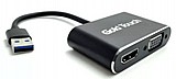 מתאם USB 3.0 ל-VGA ו-HDMI בו זמנית GOLD TOUCH 1080P מתאם USB 3.0 ל-VGA ו-HDMI בו זמנית GOLD TOUCH 1080P