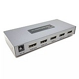 מפצל 4K מחיבור HDMI ל-4 חיבורי Gold Touch - HDMI מפצל 4K מחיבור HDMI ל-4 חיבורי Gold Touch - HDMI