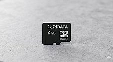 ����� ������ RIDATA  4GB Micro SD SDHC CLASS 4