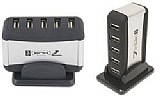 מפצל עם ספק כוח ל 7 יציאות USB HUB מפצל עם ספק כוח ל 7 יציאות USB HUB